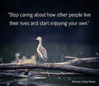 Stop Caring about Other Peoples Lives