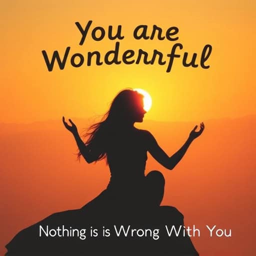 You are wonderful woman on a rock